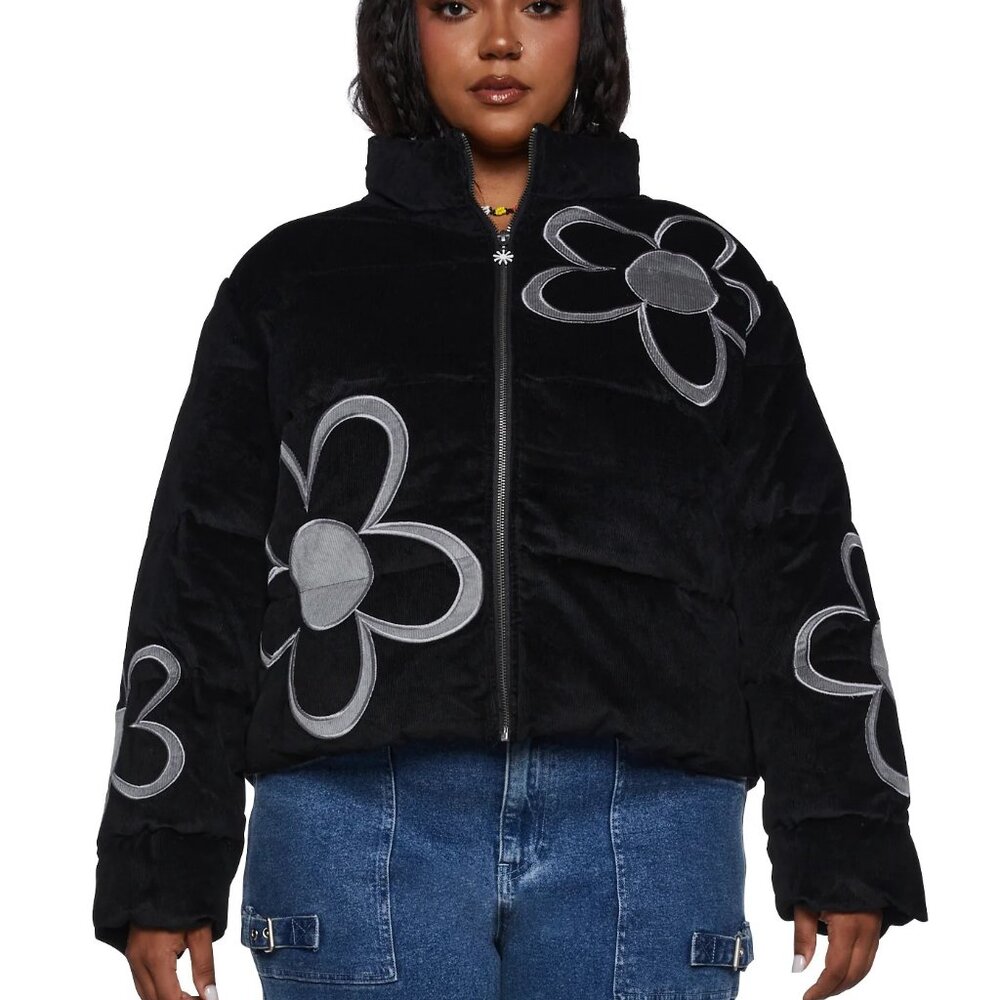 Dolls Kill Delia's Best Shot Puffer Jacket Plus Size 3X SOLD OUT BRAND NEW W.TAG